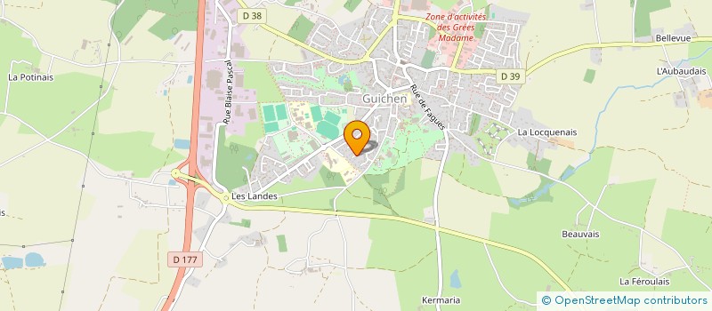 localisation de l'entreprise MINI Z CLUB 35  GUICHEN