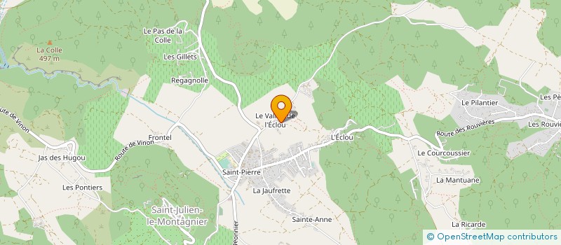 localisation de l'entreprise MINIATEG 43 (EDF-GDF) à SAINT-JULIEN