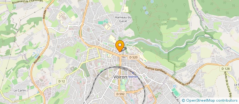 localisation de l'entreprise MINIATURES DIFFUSION  VOIRON