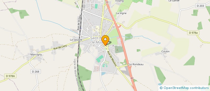 localisation de l'entreprise MINIBUS FRANCE  SAINT-PIERRE-LE-MOUTIER