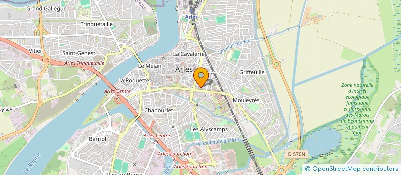 localisation de l'entreprise MINICA à ARLES