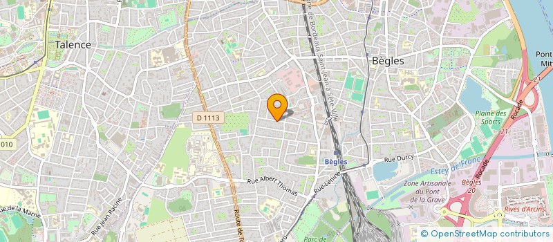 localisation de l'entreprise MINICAR TRANS à BEGLES