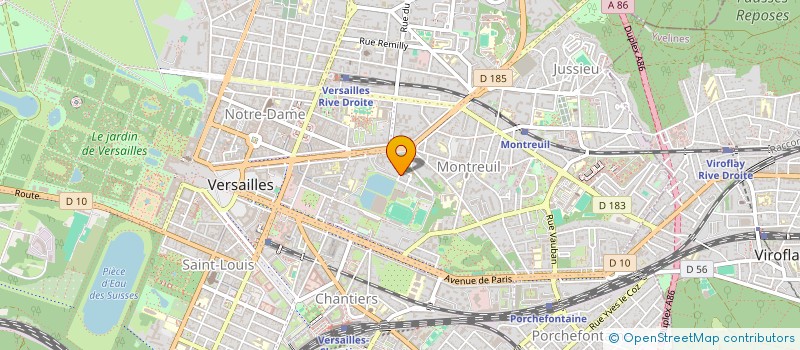 localisation de l'entreprise MINICIRCUL à VERSAILLES