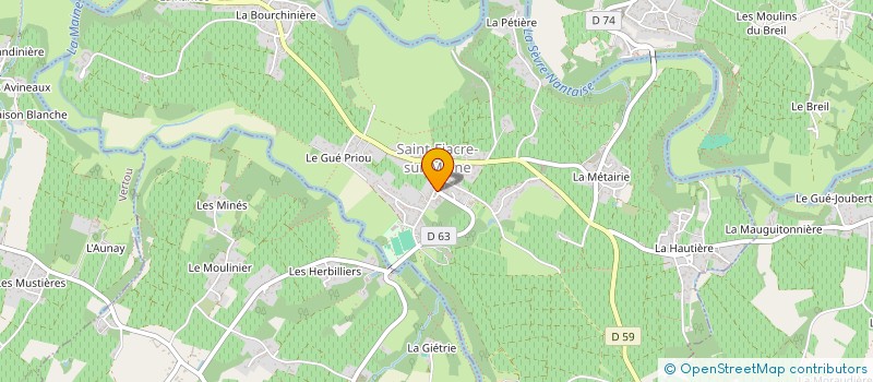 localisation de l'entreprise MINIER  SAINT-FIACRE-SUR-MAINE