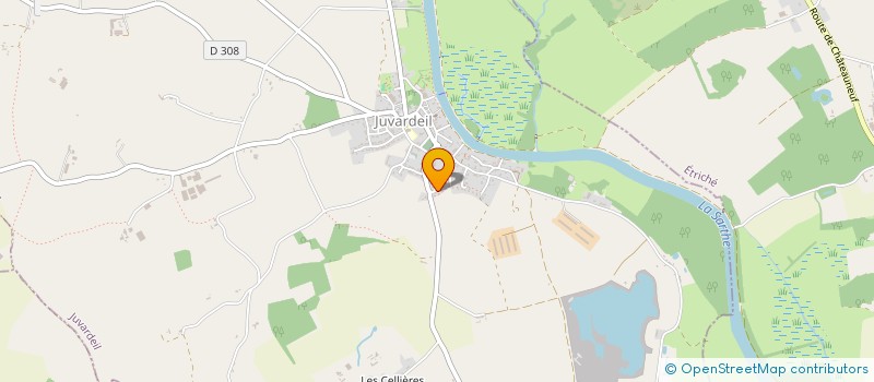 localisation de l'entreprise MINIER DECORATION  JUVARDEIL