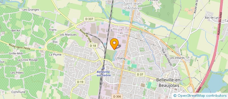 localisation de l'entreprise MINIGO  BELLEVILLE-EN-BEAUJOLAIS