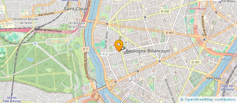 localisation de l'entreprise MINIGRAPHE MICROINFORMATIQUE SARL à BOULOGNE-BILLANCOURT