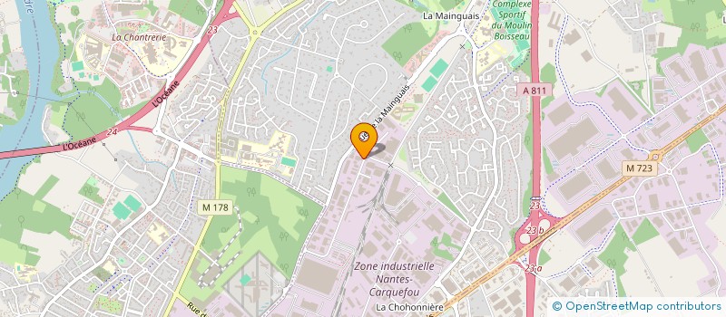 localisation de l'entreprise MINIGROUP à CARQUEFOU