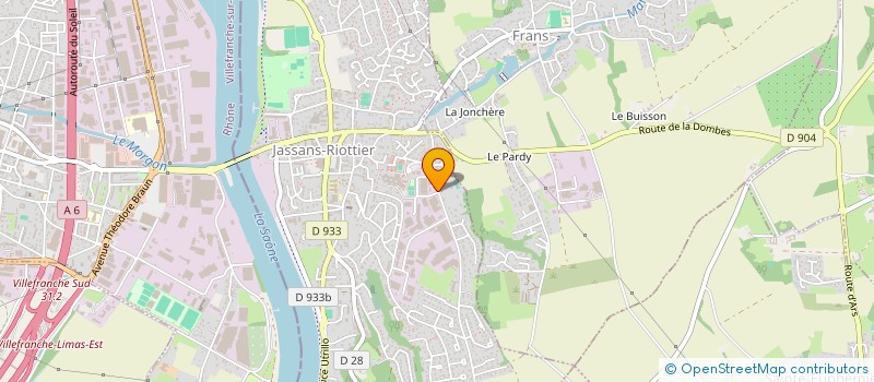 localisation de l'entreprise MINIHOME SARL  JASSANS-RIOTTIER