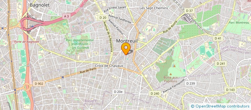 localisation de l'entreprise MINILIONS MONTREUIL 2 à MONTREUIL