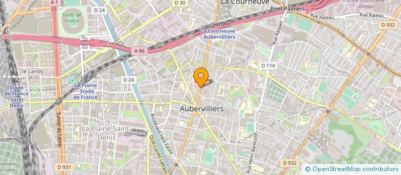 localisation de l'entreprise MINIM  AUBERVILLIERS