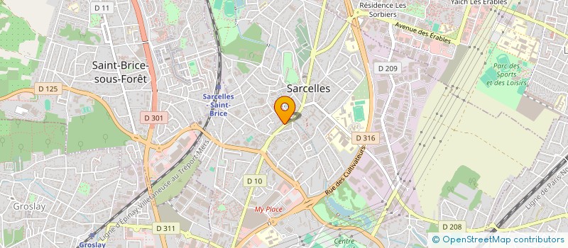 localisation de l'entreprise MINIMARCHE SARCELLES  SARCELLES