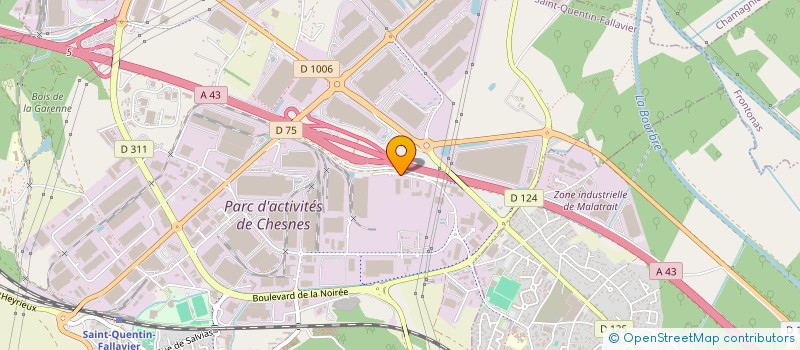 localisation de l'entreprise MINIMAX FRANCE SAS  SAINT-QUENTIN-FALLAVIER