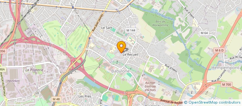 localisation de l'entreprise MINIMED VITAL à VILLENEUVE-D'ASCQ