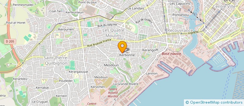 localisation de l'entreprise MINIMUM à BREST