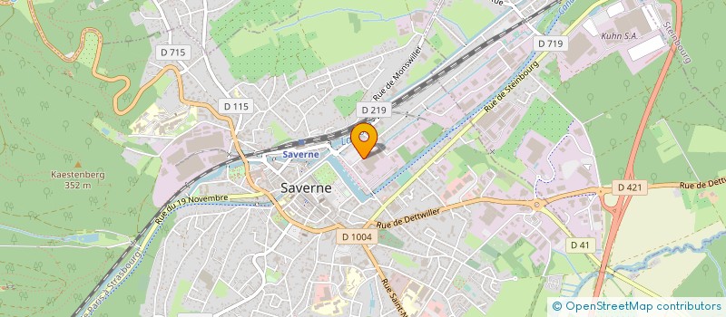 localisation de l'entreprise MINING RESEARCH + DEVELOPMENT à SAVERNE