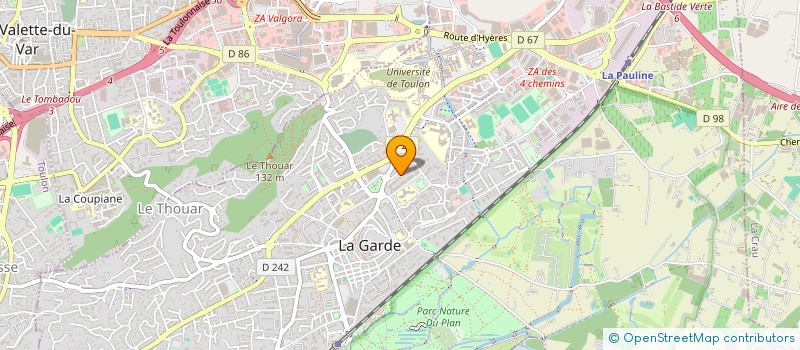 localisation de l'entreprise MINIOL  LA GARDE