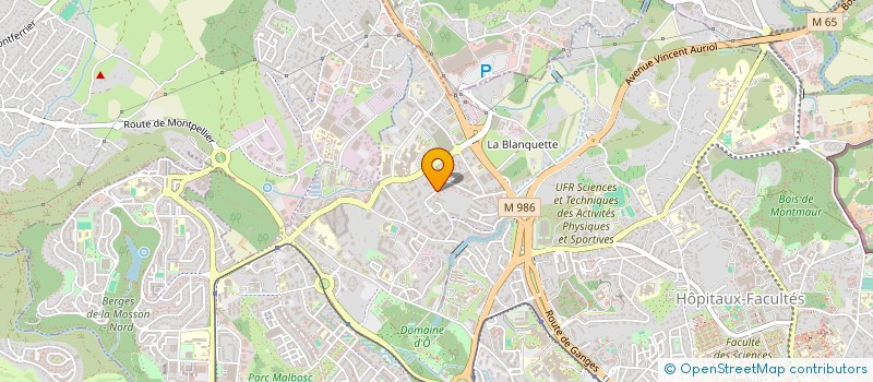 localisation de l'entreprise MINION à MONTPELLIER