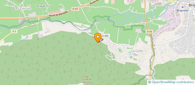 localisation de l'entreprise MINIOT-JOBERT  LA CELLE