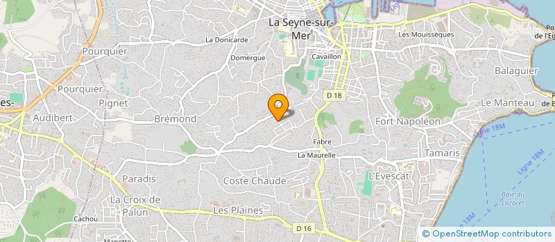 localisation de l'entreprise MINIPRIX à LA SEYNE-SUR-MER