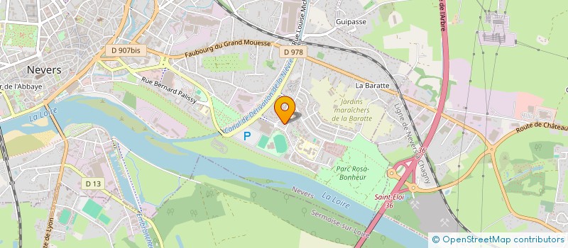 localisation de l'entreprise MINIRETTE : MAGASIN D'ALIMENTATION GENERALE DES COURLIS à NEVERS
