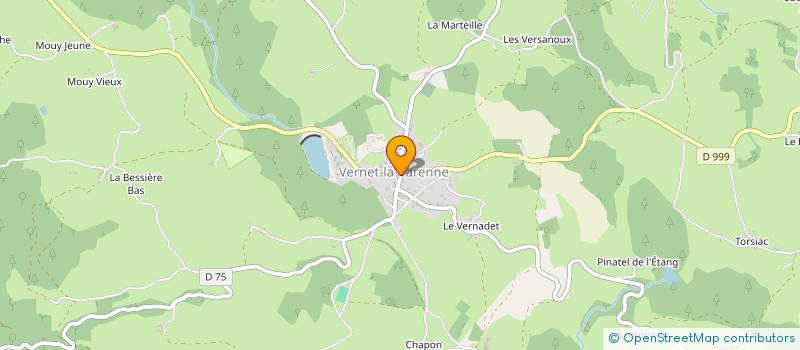 localisation de l'entreprise MINISAGA  LE VERNET-CHAMEANE