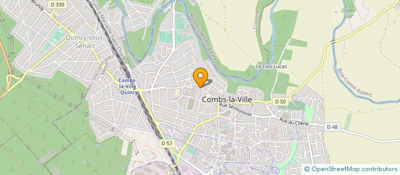 localisation de l'entreprise MINISTERE CATHOLIQUE DES AMIS DU SAINT ESPRIT  COMBS-LA-VILLE