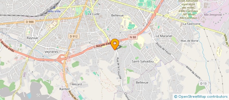 localisation de l'entreprise MINISTERE CHRETIEN OUI ET AMEN - MARANATHA à ALBI