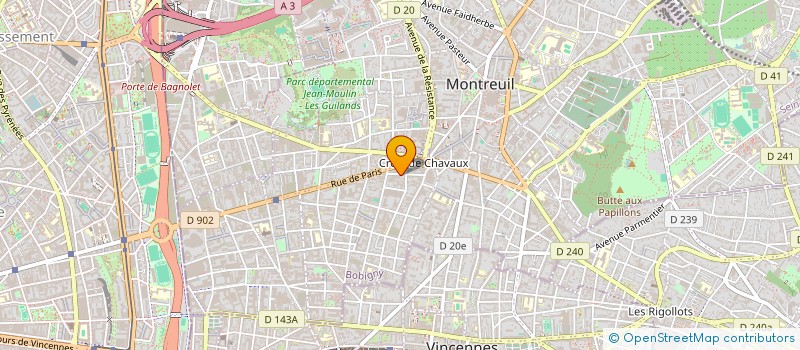 localisation de l'entreprise MINISTERE COMMUNAUTE CHRETIENNE à MONTREUIL