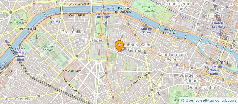 localisation de l'entreprise MINISTERE DE L'AGRICULTURE, DE L'AGRO-ALIMENTAIRE ET DE LA SOUVERAINETE ALIMENTAIRE  PARIS