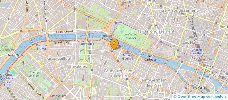 localisation de l'entreprise MINISTERE DE L'AMENAGEMENT DU TERRITOIRE ET DE LA DECENTRALISATION à PARIS