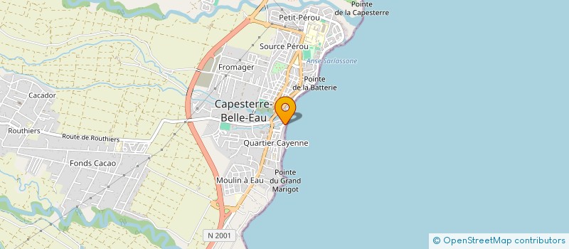 localisation de l'entreprise MINISTERE DE L'EVANGILE à CAPESTERRE-BELLE-EAU