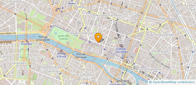 localisation de l'entreprise MINISTERE DE LA CULTURE à PARIS