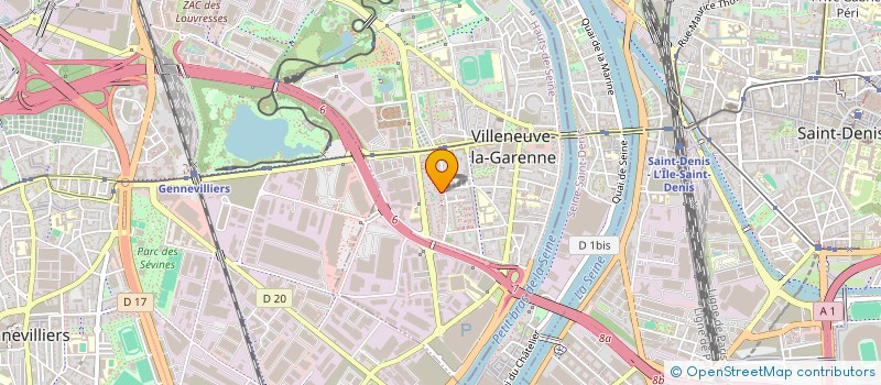 localisation de l'entreprise MINISTERE DE LA PUISSANCE ET DE LA FOI EN ACTION (M.P.F.A.) à VILLENEUVE-LA-GARENNE