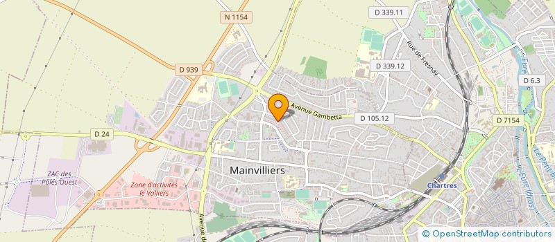 localisation de l'entreprise MINISTERE DE LA VOIX DE MINUIT (M.V.M.) MATHIEU 25 V 1 A 6 à MAINVILLIERS