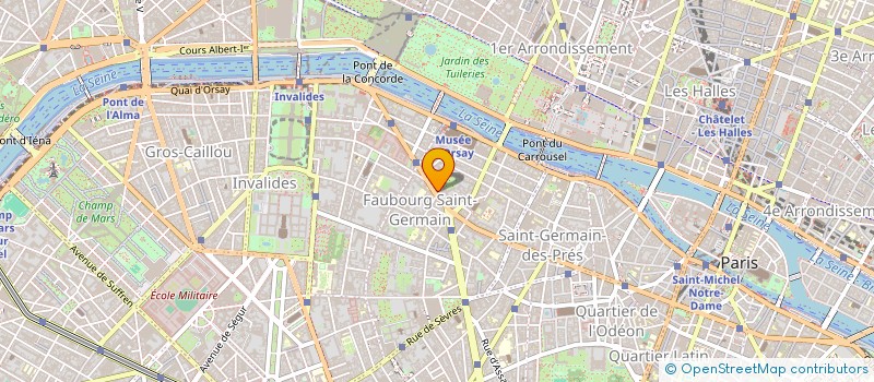 localisation de l'entreprise MINISTERE DELEGUE AUPRES DU MINISTERE DE L'AMENAGEMENT DU TERRITOIRE ET DE LA DECENTRALISATION,CHARGE DE LA RURALITE  PARIS