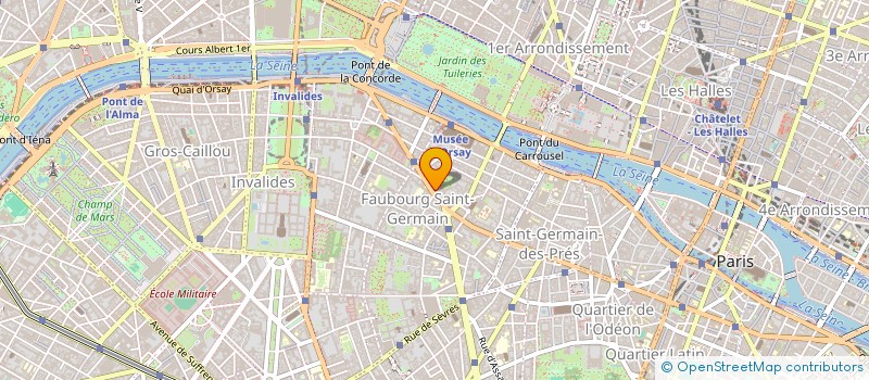 localisation de l'entreprise MINISTERE DELEGUE AUPRES DU MINISTERE DE L'AMENAGEMENT DU TERRITOIRE ET DE LA DECENTRALISATION,CHARGE DE LA VILLE  PARIS