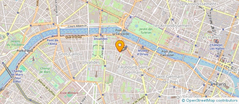 localisation de l'entreprise MINISTERE DELEGUE AUPRES DU MINISTERE DES ARMEES ET DES ANCIENS COMBATTANTS  PARIS