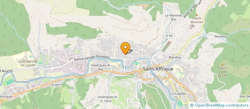 localisation de l'entreprise MINISTERE DES AFFAIRES LUDIQUES  SAINT-AFFRIQUE