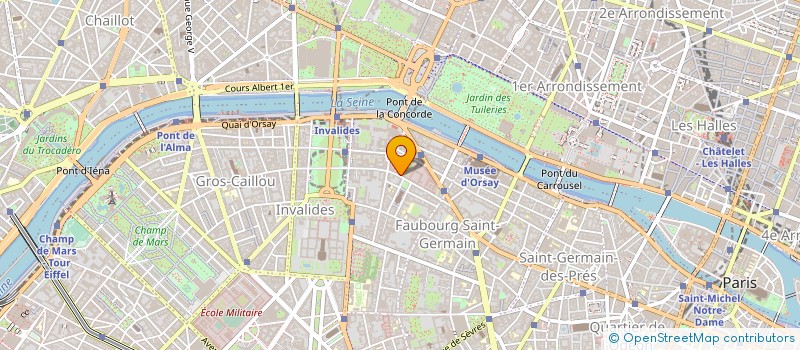 localisation de l'entreprise MINISTERE DES ARMEES ET DES ANCIENS COMBATTANTS  PARIS