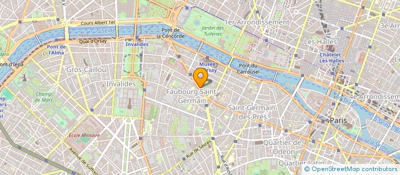 localisation de l'entreprise MINISTERE DES TRANSPORTS  PARIS