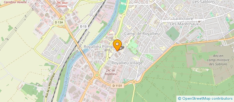 localisation de l'entreprise MINISTERE EVANGELIQUE DE FOI EN ACTION  COMPIEGNE