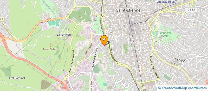 localisation de l'entreprise MINISTERE EVANGELIQUE DES RACHETES  SAINT-ETIENNE