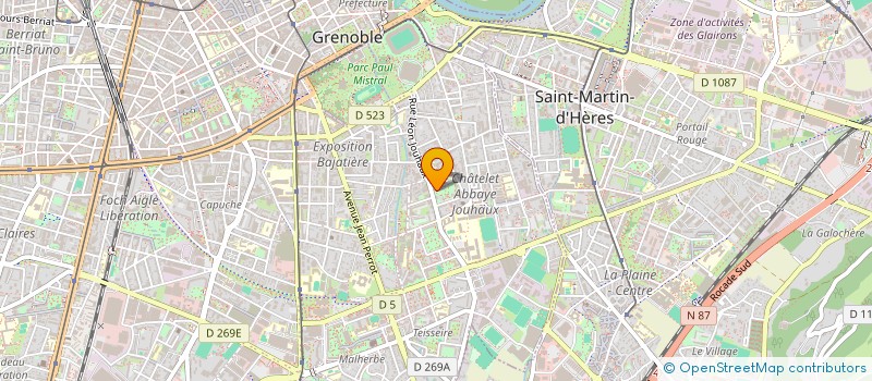 localisation de l'entreprise MINISTERE IMPACT à GRENOBLE