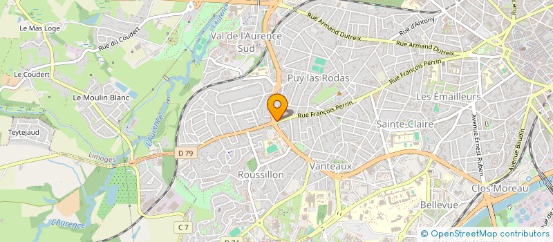 localisation de l'entreprise MINITAUX PRO à LIMOGES