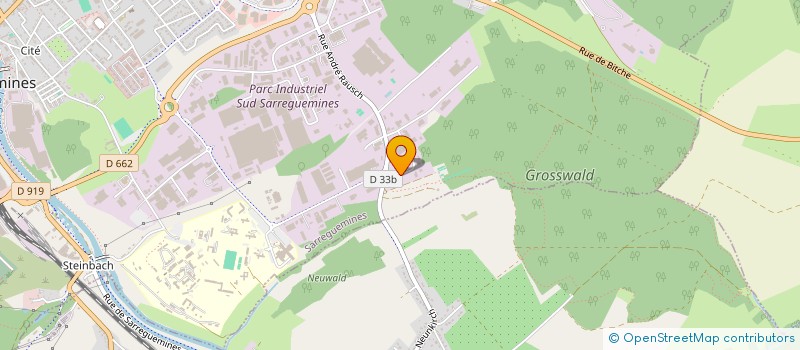 localisation de l'entreprise MINITEC à SARREGUEMINES