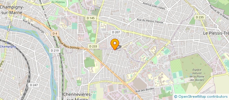 localisation de l'entreprise MINITELORAMA à CHENNEVIERES-SUR-MARNE