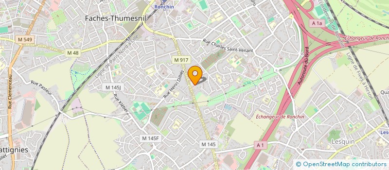 localisation de l'entreprise MINITHOVAL D'AZUR  RONCHIN