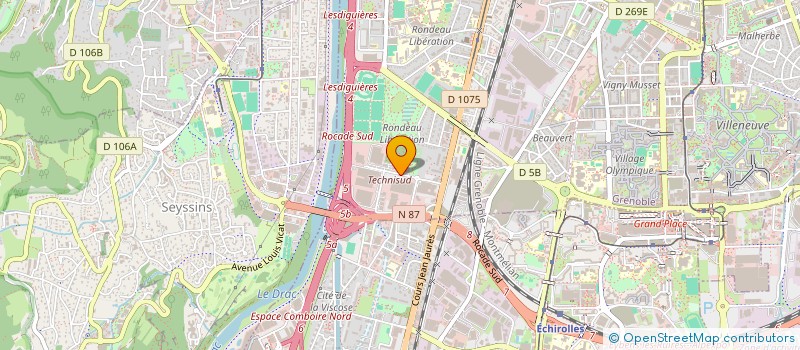 localisation de l'entreprise MINITUBES à GRENOBLE