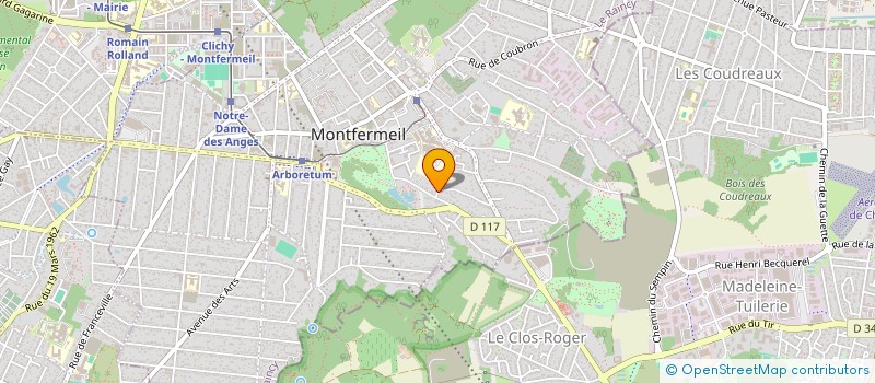 localisation de l'entreprise MINIVALLEE à MONTFERMEIL
